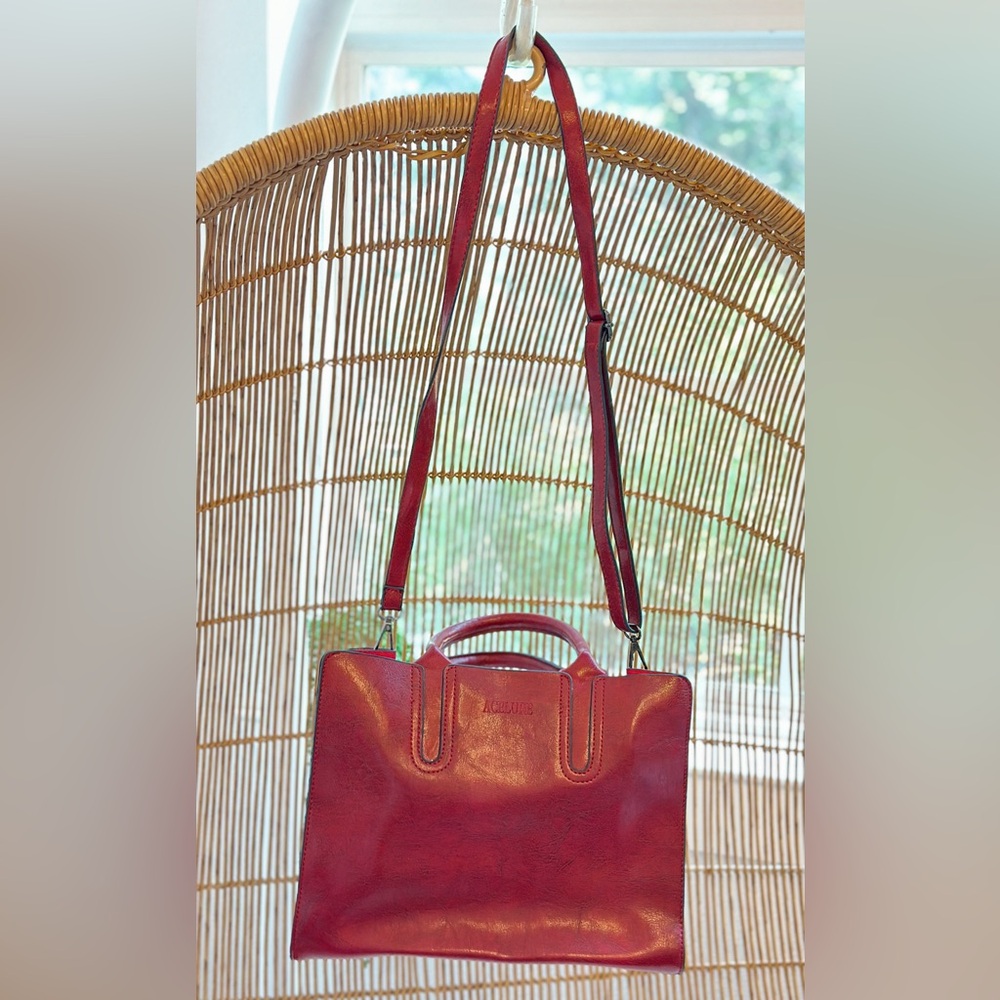 Acelure Red Shoulder or Crossbody Bag